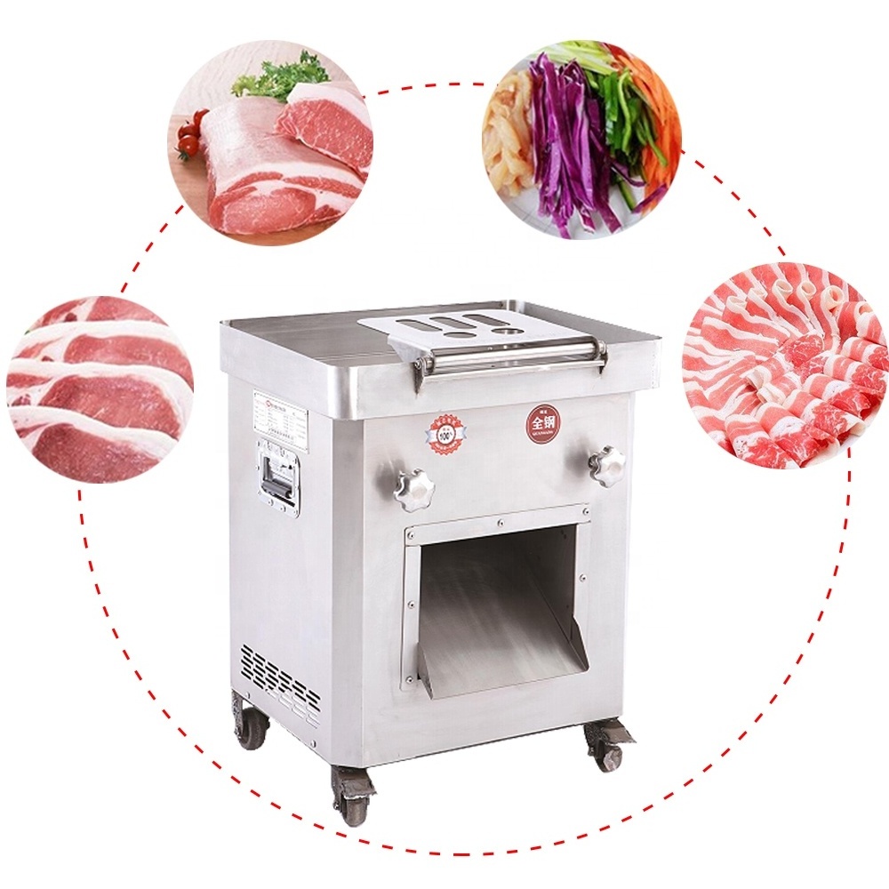 Commercial Stainless Steel fresh Meat Slicer Chicken Bone Meat Mincer Electric Meat Cutter Grinder For Restaurant