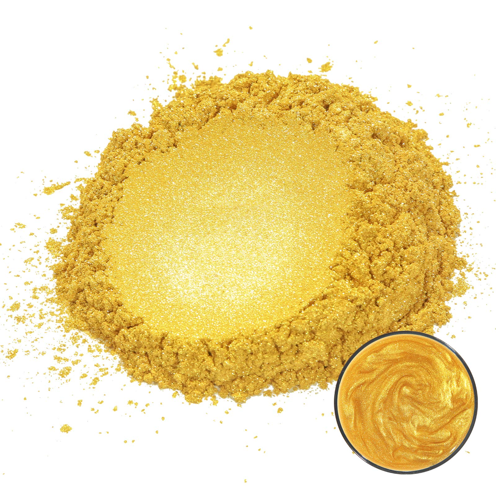 Different gold color effect pigment pearl pigment for ink paint