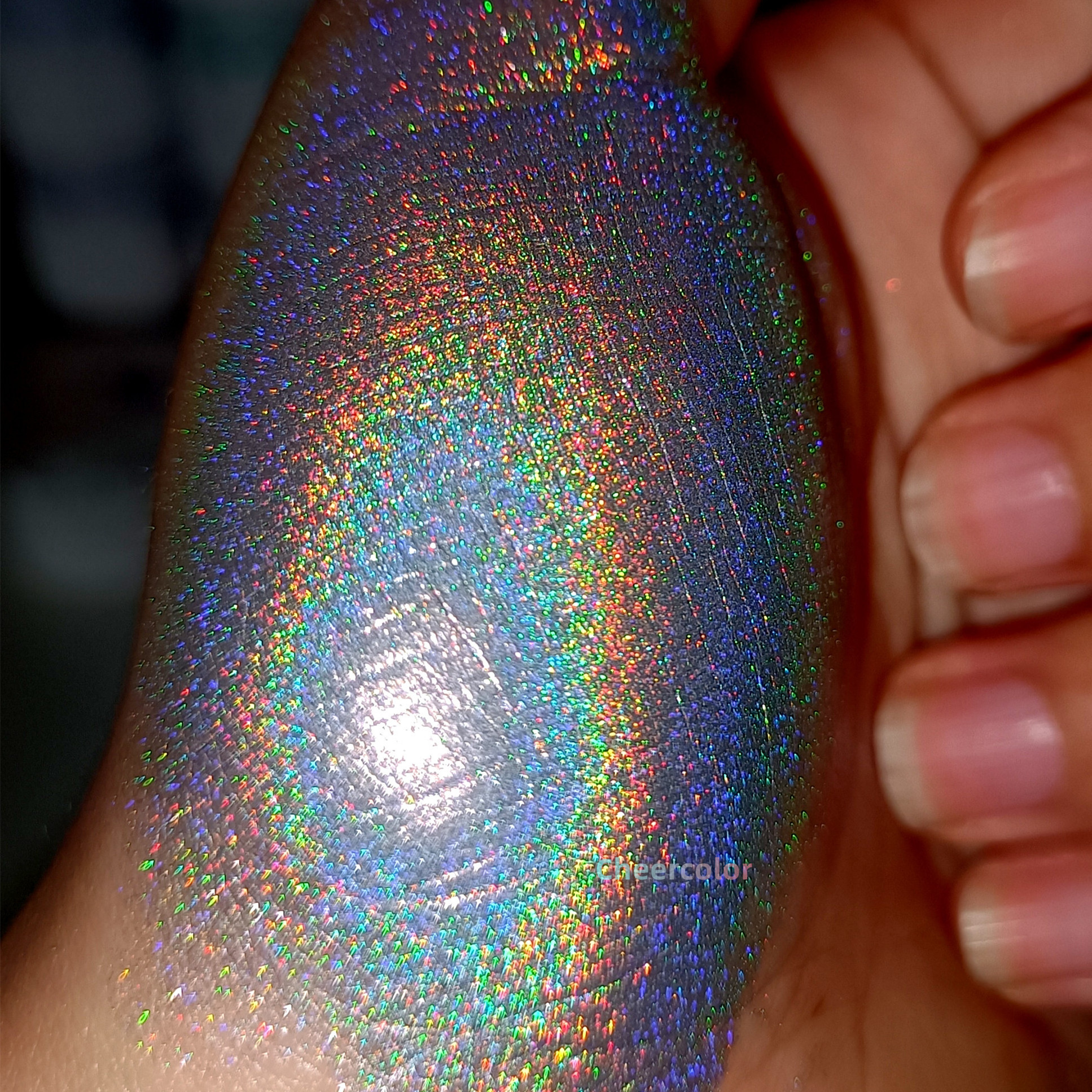 High-quality holographic nailpolish  powder pigment chrome dream rainbow powder for makeup nail art