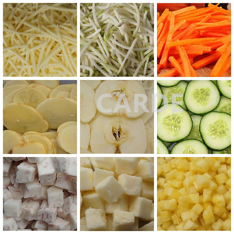 Carrot Green Onion Kiwi Apple Mango Vegetable Dicer Chopper/ Vegetable Cutting Machine /Potato Fruit Vegetable Cutter