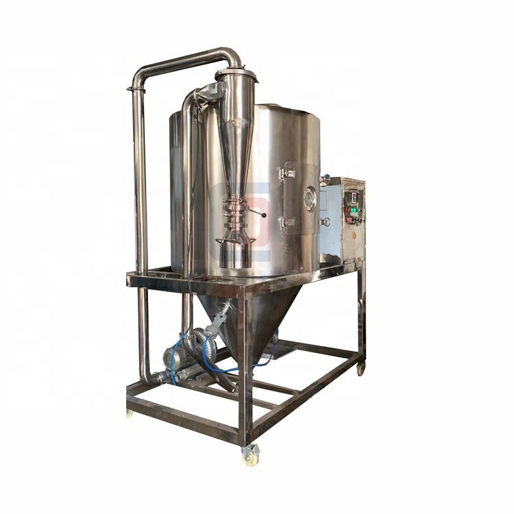 1-5l/h detergent powder ceramic cyclone spouting liquid spray dryer drying machine design manufacturer