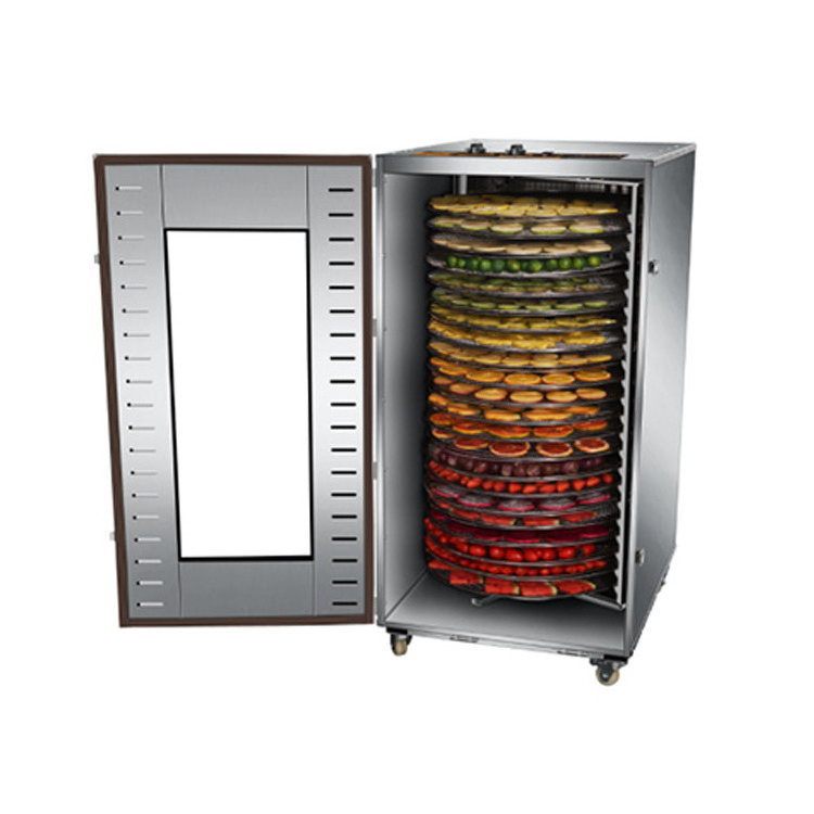 22trays commercial food beef jerky dehydrator machine rotary dehydrated garlic onion vegetables flake making machine