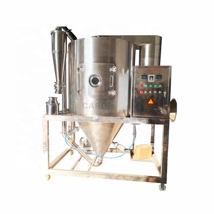 1-5l/h detergent powder ceramic cyclone spouting liquid spray dryer drying machine design manufacturer