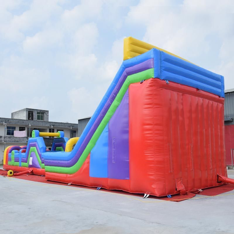 vertical rush inflatable obstacle course outdoor cheap kids challenge amusement park inflatable game rides for sale