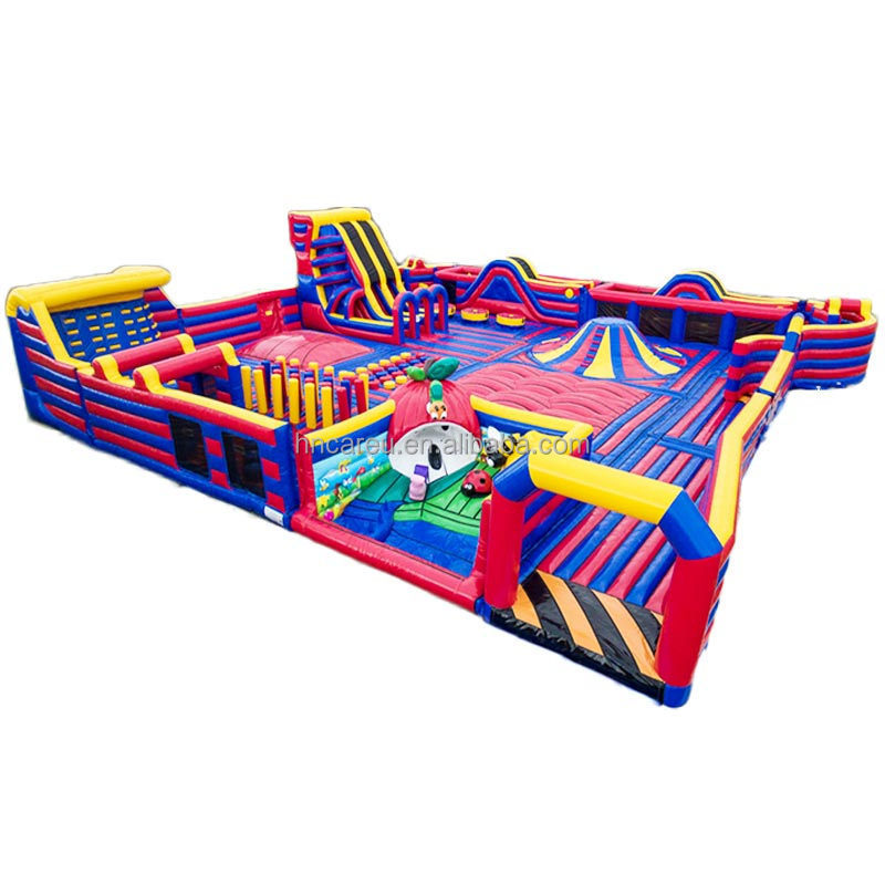 world's largest inflatable theme park outdoor indoor mobile inflatable trampoline amusement parks for sale