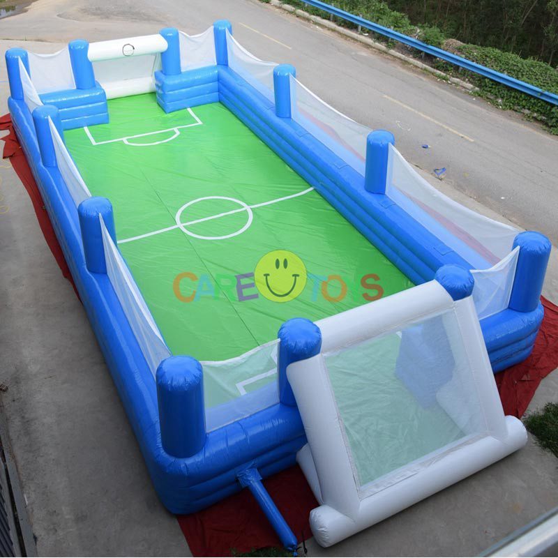 custom portable outdoor inflatable football court area indoor inflatable soccer field for sale