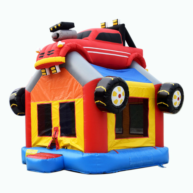 Commercial PVC Giant Inflatable monster truck bounce house