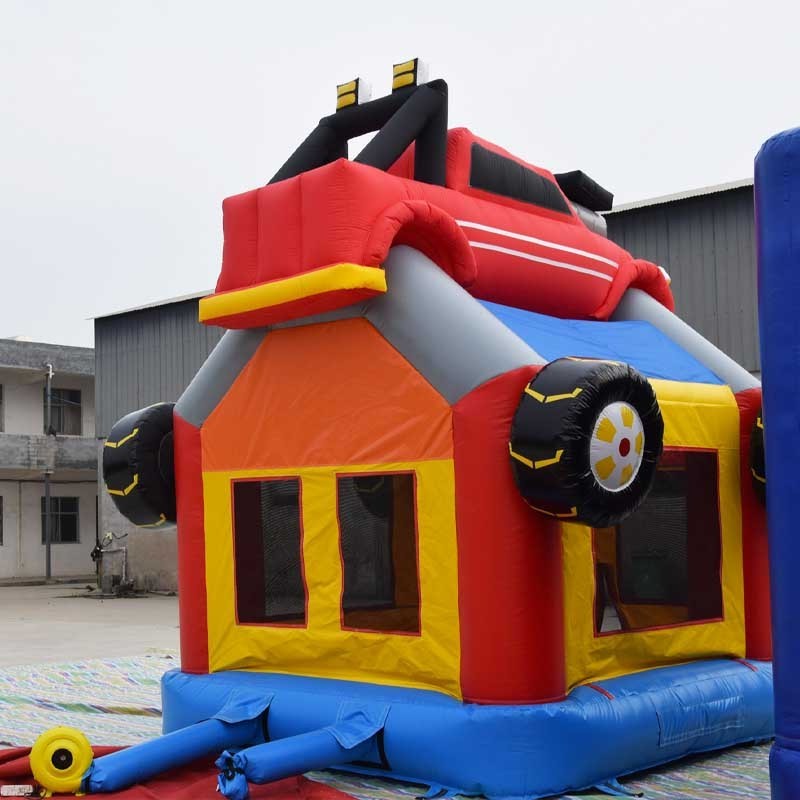 Commercial PVC Giant Inflatable monster truck bounce house