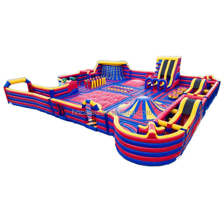 world's largest inflatable theme park outdoor indoor mobile inflatable trampoline amusement parks for sale