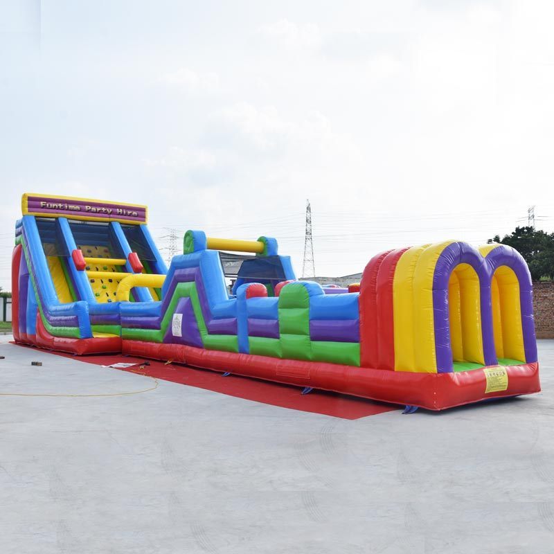 vertical rush inflatable obstacle course outdoor cheap kids challenge amusement park inflatable game rides for sale