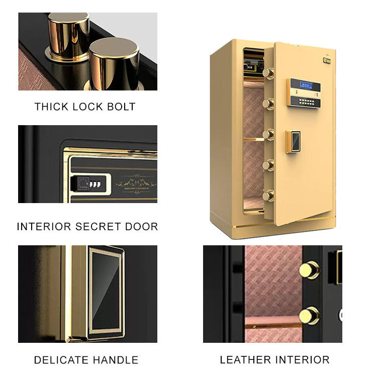 Wall safe key lock hidden safe stash safe box with high security