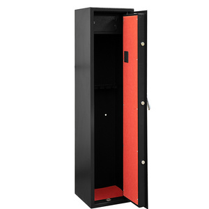 High Quality Gun Safe Cabinet Manufacturer Indoor Electronic Fingerprint Mechanical Lock Metal Steel Fireproof Cabinet