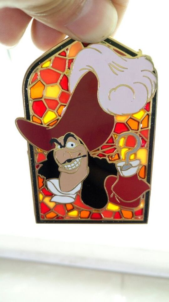 WDW Hard Enamel Stained Glass Princess Series Lapel Pin metal craft