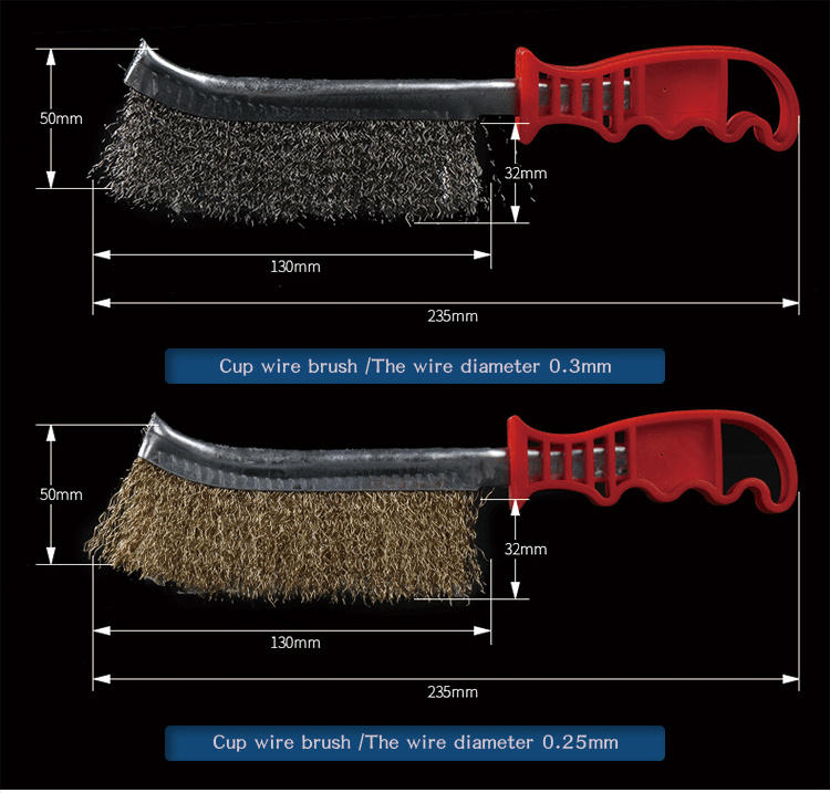 wire brush paint and rust removal, with Polishing Processes and De-scaling