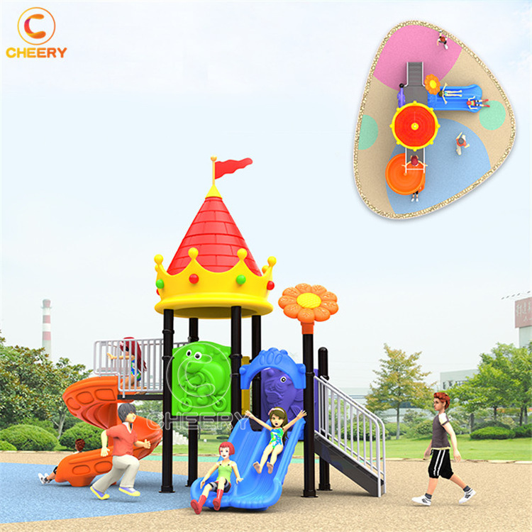 New design garden kindergarten kids toys plastic slide playground water park slides for sale