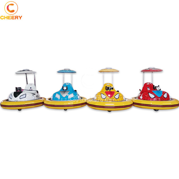 NEW amusement park games battery electric dodgem cars buy UFO Flying saucer bumper cars Spider-Man