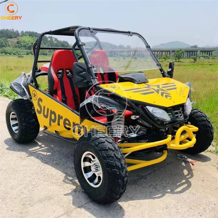 Outdoor sports gas powered snow go kart dune buggy 200CC sand buggy off road go kart desert buggy sale