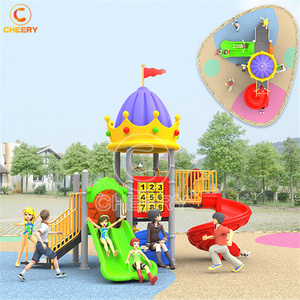 New design garden kindergarten kids toys plastic slide playground water park slides for sale