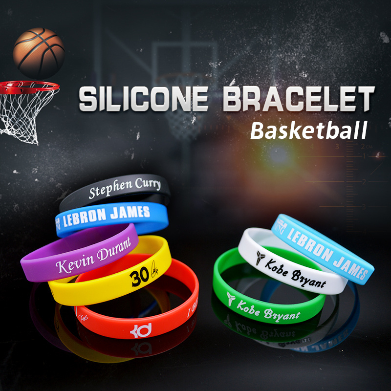 Wholesale Custom DIY Clear PVC Plastic Rubber Silicone Bracelet Submimation Wristbands Keychain for Promotion Gifts