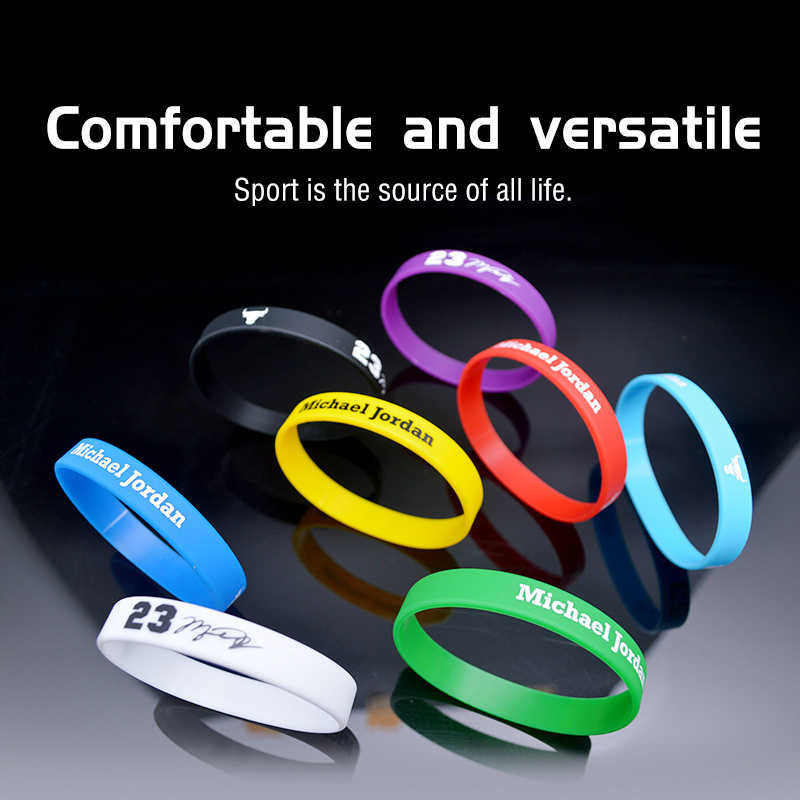 personalized gifts custom rubber silicone sport jewelry embossed wristband mens wrist band bracelet