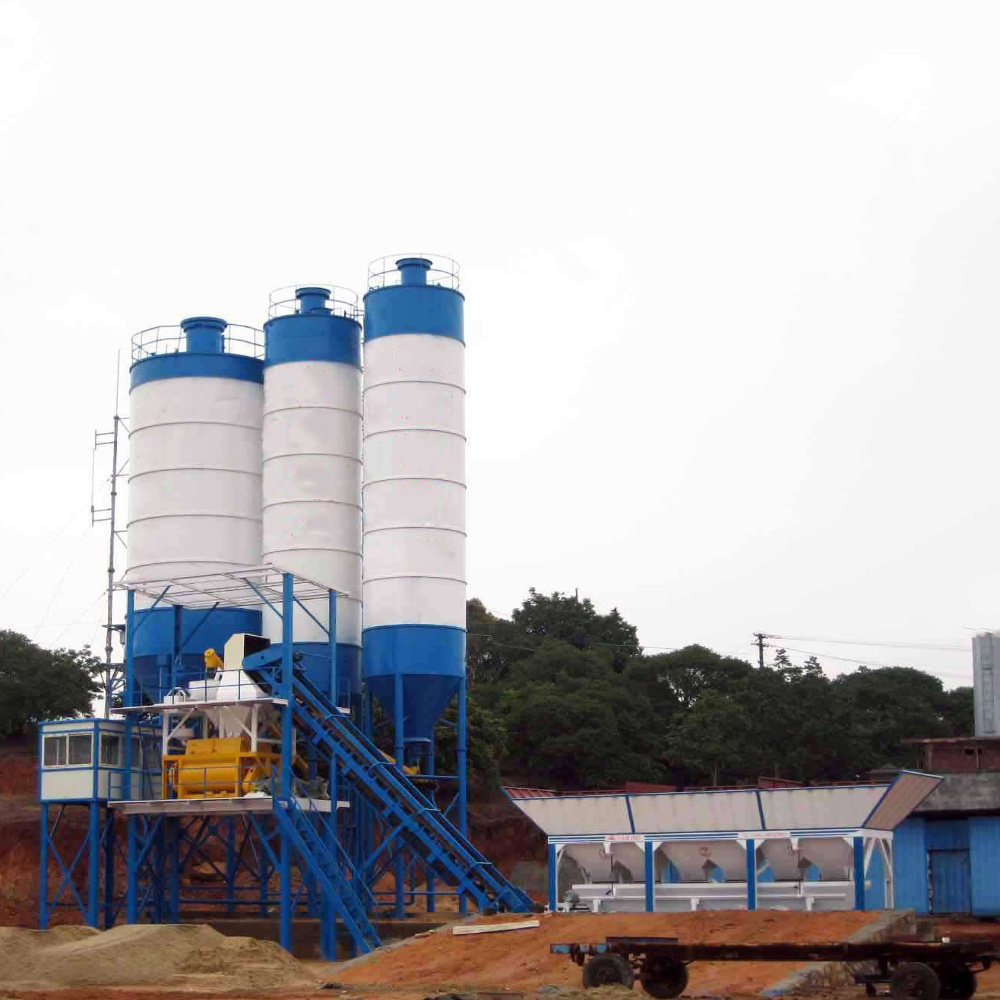 MHZS60 Used Mobile Mini Concrete Batching Plant Price