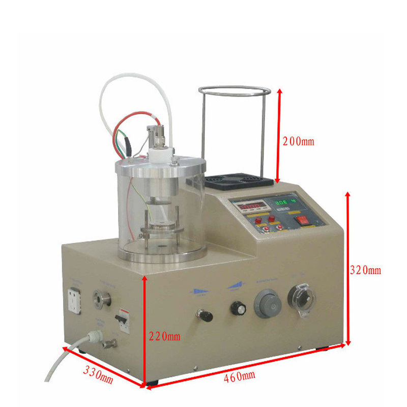 VTC-16-D Compact DC Magnetron Sputtering Coater With Gold Target for Noble Metal Coating