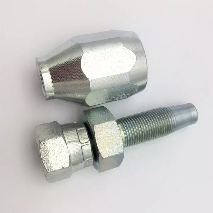 26718D JIC Female Hydraulic Pipe Fittings Double hex JIC reusable hydraulic hose fittings reusable fittings