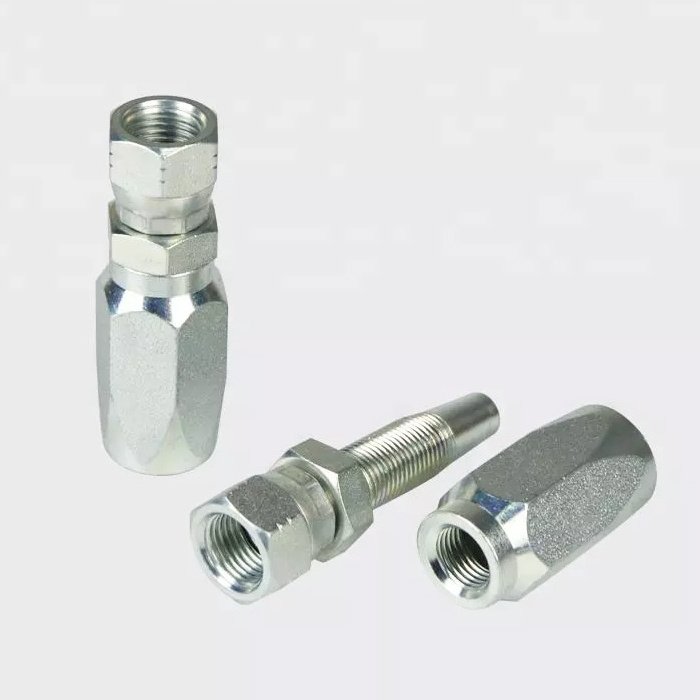 26718D JIC Female Hydraulic Pipe Fittings Double hex JIC reusable hydraulic hose fittings reusable fittings