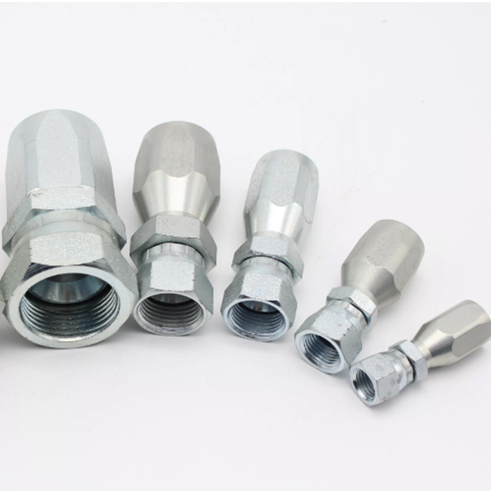 26718D JIC Female Hydraulic Pipe Fittings Double hex JIC reusable hydraulic hose fittings reusable fittings