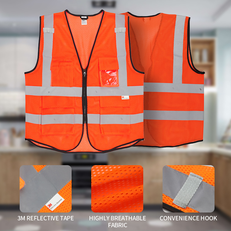 3M safty jackets womans work vest sleeveless working tools reflective safety vest uniform Reflective vest