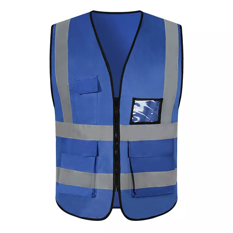 fluorescent tape reflective vest for safety jacket en20471 reflective vest navy