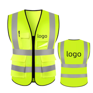 Hot selling Security vest reflective for bicycle Reflective Construction Engineer Vest