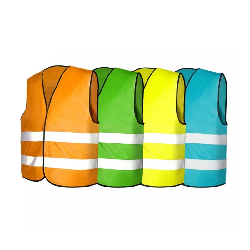 Customise High Visibility Vest Red Cheap Custom 120Gsm Safety Reflective Vest