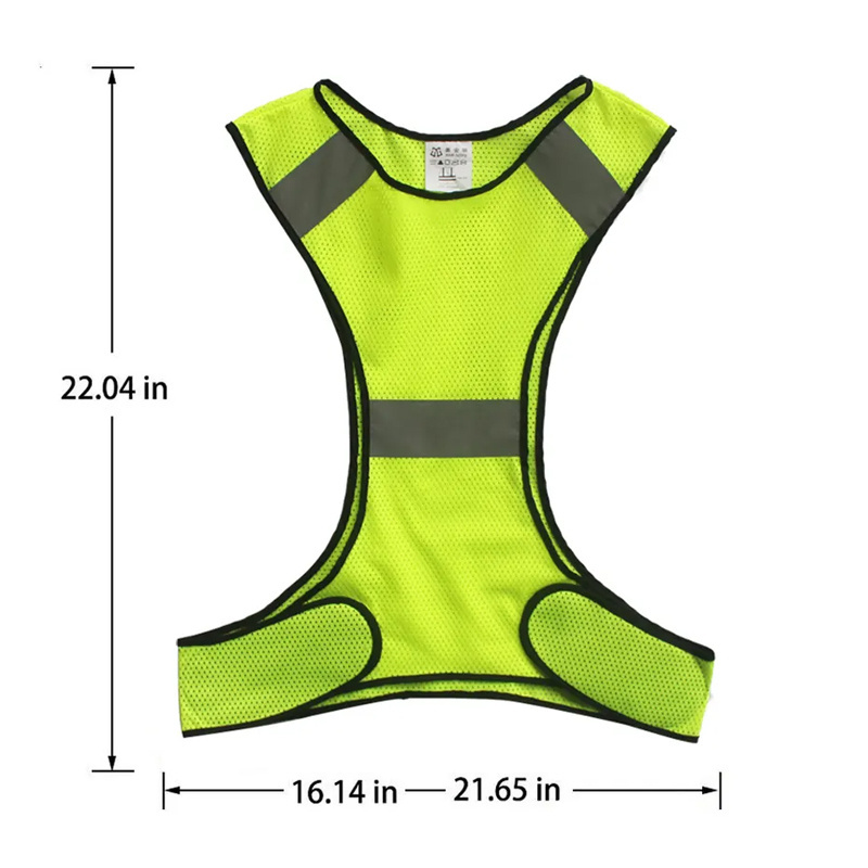 hot sell Reflective Safety Vest Running Cycling Walking Safety Sports Gear High Visibility for Adults Children