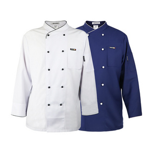 Hotel Chef Jacket Uniform Italian Chef Uniform High Quality Custom Color Unisex Tops White OEM Cook Uniform Kitchen