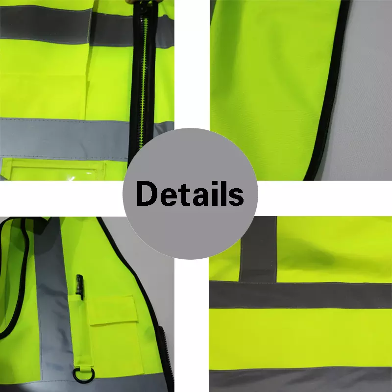 Hot selling Security vest reflective for bicycle Reflective Construction Engineer Vest