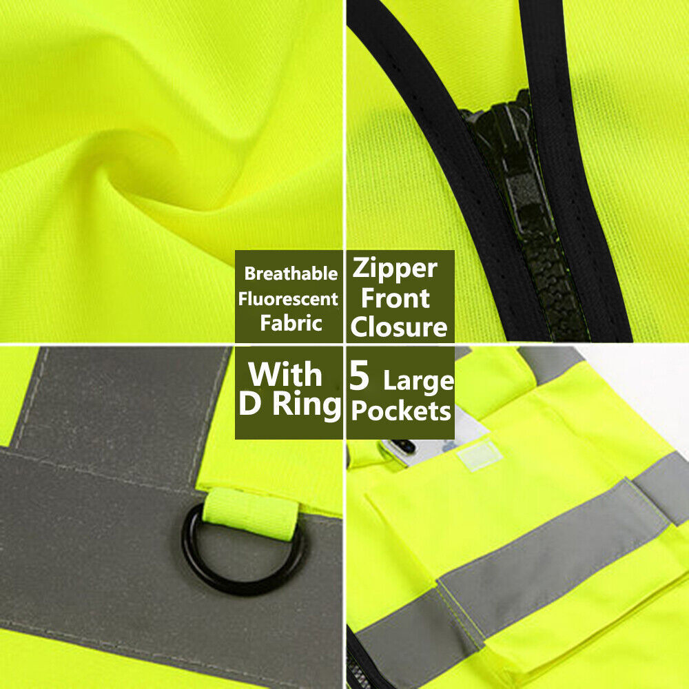 wholesale reflective vests orange safe working clothes sanitation reflective vest jacket road construction clothes