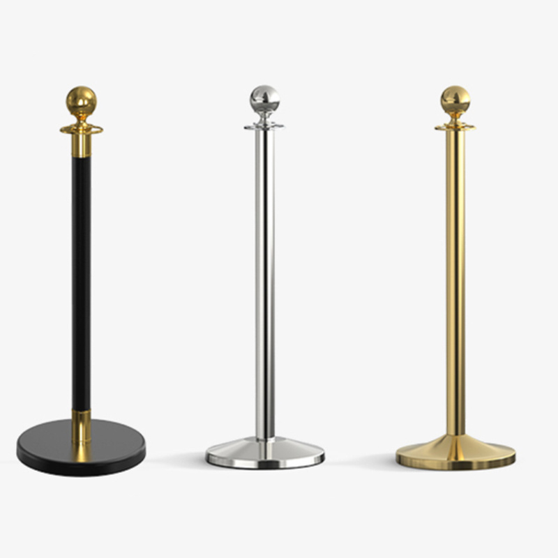 Hot Sale Red Carpet Used Gold Crowd Control Stanchions For Special Events