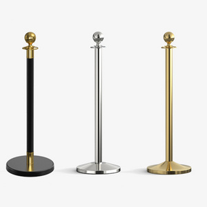 Hot Sale Red Carpet Used Gold Crowd Control Stanchions For Special Events