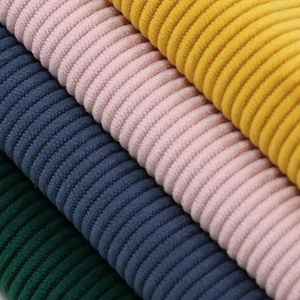 100% Polyester A Series Of warp knitting  Corduroy  Velvet fabric For Garment