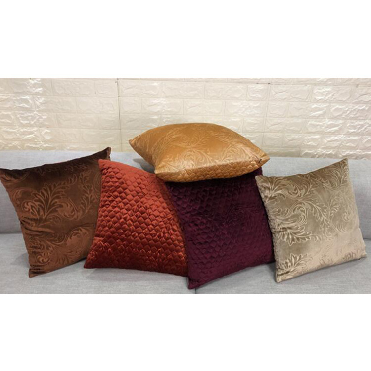 100% Cotton Core Polyester Velvet Pillow Cover