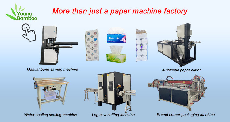 Automatic tissue paper making machine/napkin making machine/toilet paper roll making machine complete set production line