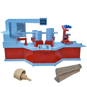 Automatic parallel paper tube making machine toilet paper core curling machine spiral cardboard tube cutting machinery