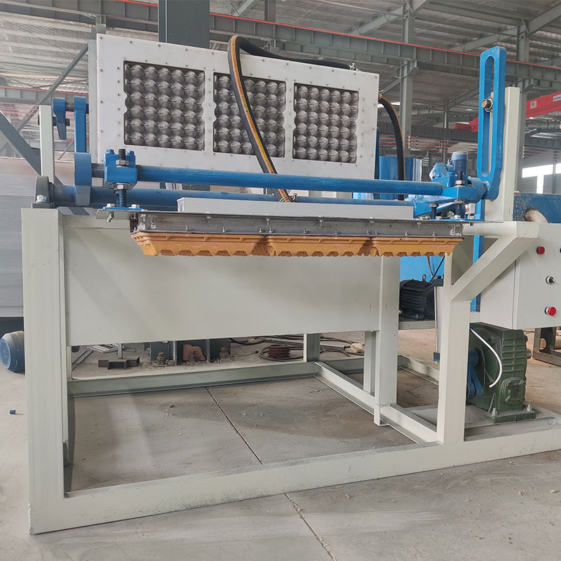 Factory price small scale manual semi automatic paper pulp mini egg tray making forming molding machine