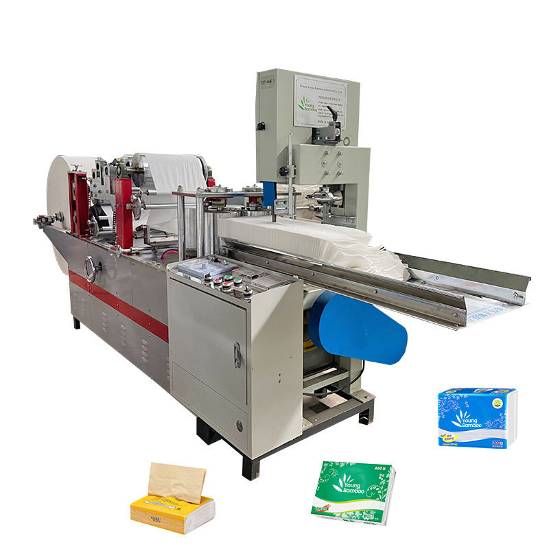 High quality full automatic napkin paper making machine and printing color napkin tissue paper folding machine