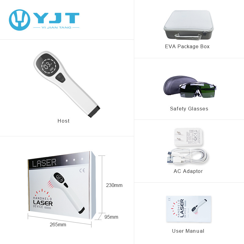 newest design handheld 808nm cold laser therapy device for knee rehabilitation