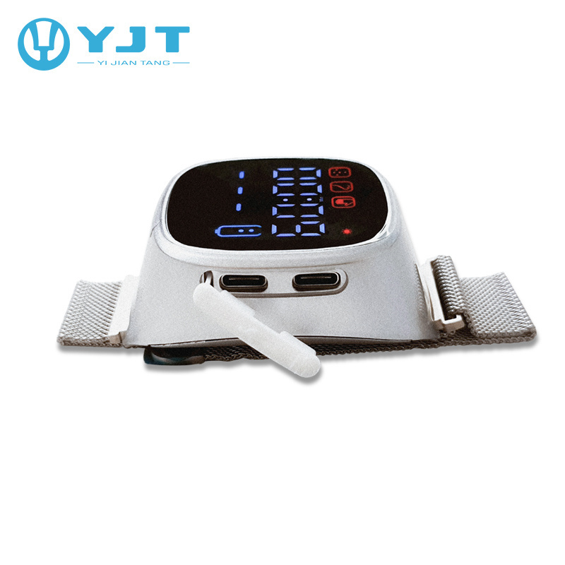 2023 YJT new laser watch with 4 colors 650nm semiconductor laser treatment instrument reduce high blood viscosity