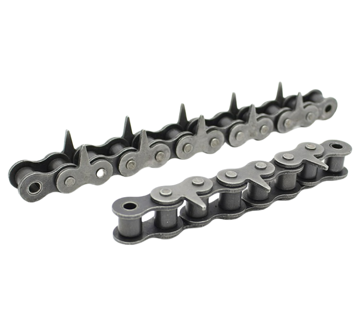 4:08B chain with teeth 10A12A single and double row sharp tooth conveyor chain plastic machine chain