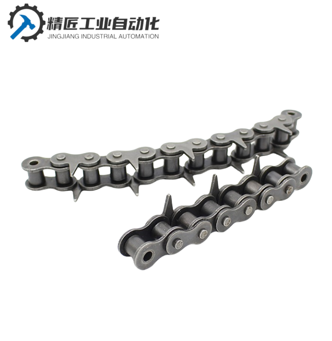 4:08B chain with teeth 10A12A single and double row sharp tooth conveyor chain plastic machine chain