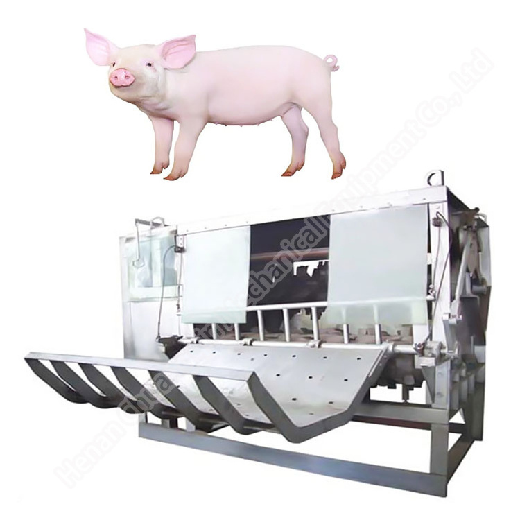 pig automatic slaughter machine pig dehairer and scalding machine